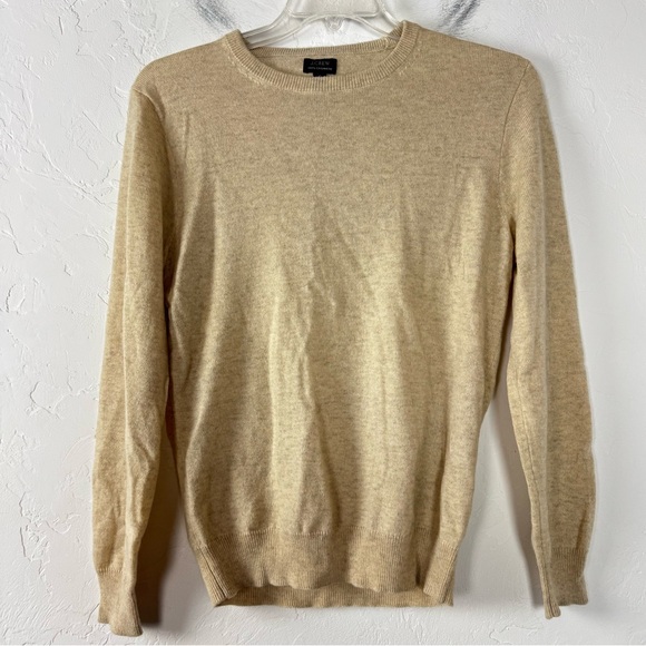 J. Crew Other - J Crew Sweater Pullover Sweatshirt Knit Top Oatmeal Heather Marled Tan Beige
